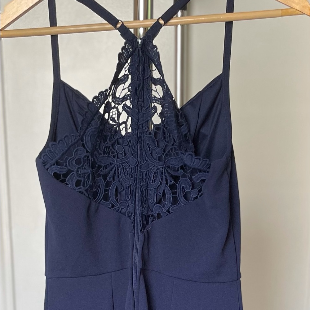 Navy blue jumpsuit